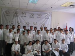 El grupo de los participantes satisfechos con los resultados del concurso. ESPECIAL  /