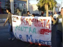 El pasado 29 de octubre fue herido un estudiante que se encontraba en una protesta en contra de la violencia. EFE  /