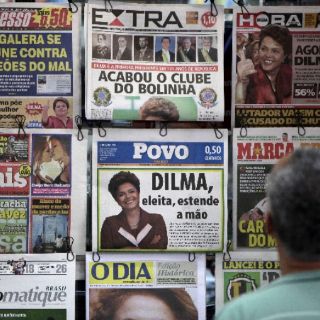 Prensa brasileña, volcada en elogios para Dilma