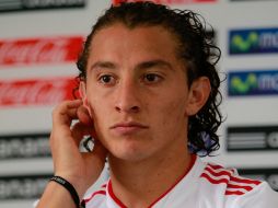 El jugador mexicano sufre una pequeña sobrecarga muscular en los isquiotibiales. JAMMEDIA  /