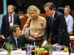 Nicolas Sarkozy y David Cameron.AFP  /