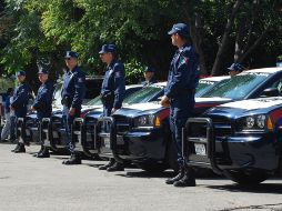 La Policía tapatía recibió 29 patrullas que fueron adquiridas con recursos del subejercicio 2009 del Subsemun. ESPECIAL  /