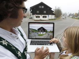 La imagen muestra una de las primeras fotografías tomada en las calles de un pequeño pueblo en Alemania. REUTERS  /
