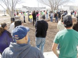Habitantes de Ciudad Juárez han utilizado espacios públicos para hacer escuchar su inconformidad por la violencia. EL UNIVERSAL  /