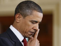 Obama fue entrevistado por varias estaciones de radio en plena jornada electoral en EU. AP  /