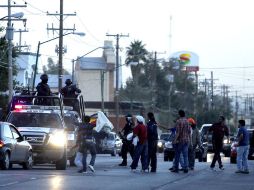 Policías federales y estudiantes se enfrentaron el 29 de octubre. EL UNIVERSAL  /