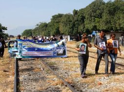 Integrantes del Comité de Migrantes y del Movimiento Mesoamericano buscan denunciar los abusos de que son objeto. EL UNIVERSAL  /