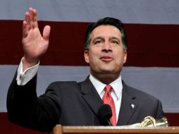 Brian Sandoval se convirtió  el martes en gobernador de Nevada. AFP  /