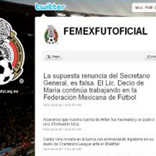 'Hackean' cuenta de Twitter de la FMF