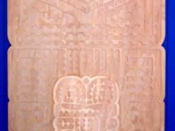 La pieza de madera, se exhibe desde hoy en la Sala de las Culturas del Pacífico. ELUNIVERSAL  /