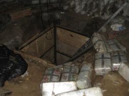 El Ejército localizó un 'narcotúnel' que va de Tijuana a Estados Unidos. EFE  /