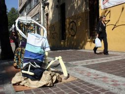 Aspecto de una de las catrinas que sufrió de vandalismo. ARCHIVO  /