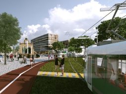 El alcalde dijo que el proyecto tendrá otros beneficios como la comodidad, una mejor imagen urbana y eficiencia. ESPECIAL  /