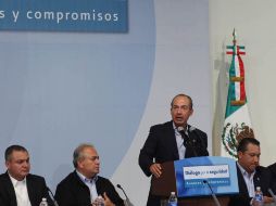Felipe Calderón encabeza en Mexicali una edición más de los Diálogos por la Seguridad. EL UNIVERSAL  /