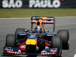 Sebastian Vettel (foto) fue el más veloz en los entrenamientos libres de ayer. EFE  /