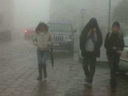 Temperaturas de menos dos grados centígrados se registraron hoy en varios municipios de Hidalgo. EL UNIVERSAL  /