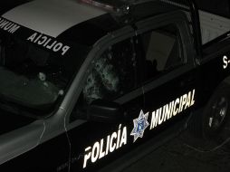 La patrulla recibió 40 impactos de bala. En el sitio fue asegurado medio centenar de cascajos de bala .M. PATIÑO  /
