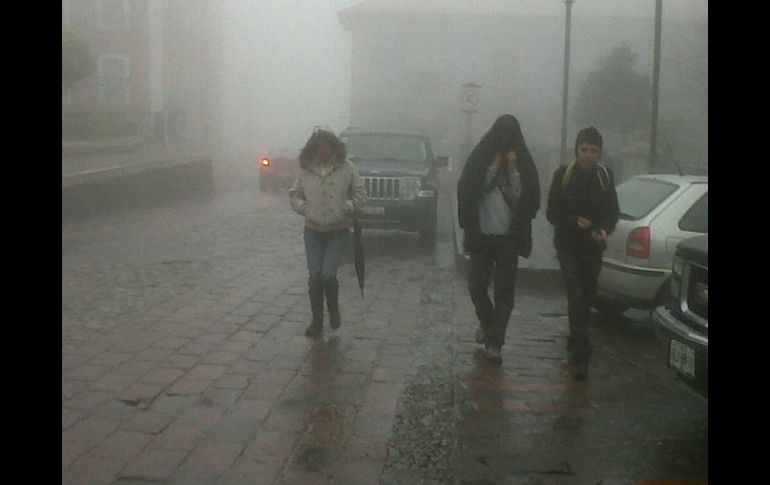 En Valle de Tulancingo, Hidalgo, el termómetro marcó una temperatura de dos grados centígrados bajo cero. EL UNIVERSAL  /