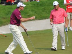 Westwood terminó 13 bajo el par y se mostró satisfecho por el nivel mostrado tanto por él como por Molinari. AFP  /