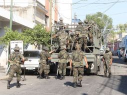 Diputados promueven la presencia de soldados en las calles. A. CAMACHO  /