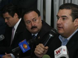 Aristóteles Sandoval presentó a los empresarios la propuesta de un tranvía para Zapopan y Guadalajara. M. FREYRÍA  /