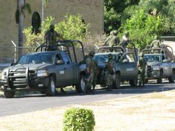 Asistieron al menos 300 elementos de la Marina y del Ejército Mexicano. M. PATIÑO  /