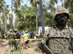 Los cuerpos de 18 michoacanos fueron localizados en una fosa clandestina en Acapulco. EL UNIVERSAL  /