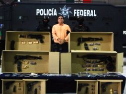 La Policía Federal presentó a Manuel Fernández Valencia, ''La Puerca''. EL UNIVERSAL  /