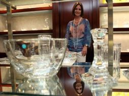 Andrea Artigas asegura que todos los materiales vienen de minas que no contaminan. EL UNIVERSAL  /