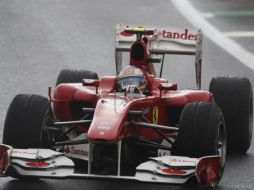 El piloto español Fernando Alonso durante el Gran Premio de Brasil. AP  /