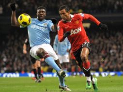 Ni el City ni el United pudieron hacer la anotación de la victoria. AFP  /