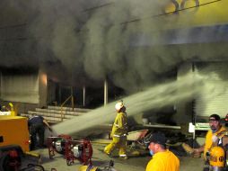 El fuego fue sofocado hasta ayer por la mañana. EL UNIVERSAL  /