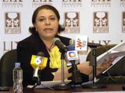 La diputada del PRD, Olga Araceli presentó un acuerdo legislativo para exhortar al gobernador del Estado. ESPECIAL  /