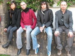 Mónica Gómez, Armando Garrido, Víctor Arellano y Carlos López integran el grupo Norte Sur Teatro. M. TORRES  /