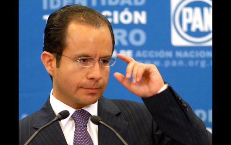 César Nava, dirigente nacional del PAN. NTX  /