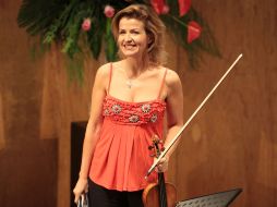 Anne-Sophie Mutter es considerada la mejor violinista del mundo en la actualidad. NOTIMEX  /