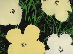 Una serigrafía Flowers de Andy Warhol se subastó en casi 30 mil pesos. ARTGALLERY.YALE.EDU  /