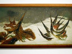 Una de las obras que se pueden encontrar en la exposición. E.BARRERA  /