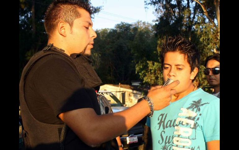 La madrugada de este sábado se se aplicaron nueve alcoholemias. ARCHIVO  /