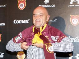 José Luis Sánchez Solá, “Chelís”, fue presentado de manera oficial como el nuevo técnico de Estudiantes Tecos. A. CAMACHO  /