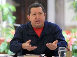 El presidente Hugo Chávez, dijo que espera ver en la próxima Cumbre Iberoamericana al rey de España. EFE  /