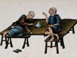 La muestra está acompañada del libro ‘High Society: Mind Altering Drugs’ del escritor  Mike Jay. EFE  /