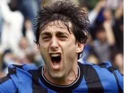 Diego Milito está lesionado y será baja del Inter de Milán. ARCHIVO  /