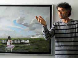 La exposición está formada por 11 cuadros de tres diferentes tamaños.NTX  /