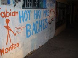 Una de las bardas que criticaba la labor del actual Gobierno municipal tapatío. ESPECIAL  /