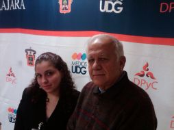 Los ganadores Luz Berenice López Hernández y Felipe de Jesús Lozano Kasten. R. ZAPATA  /