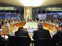 Dio inicio la Cuarta Conferencia Nacional de Secretarios de Seguridad Pública, presidida por Genaro García Luna. EL UNIVERSAL  /