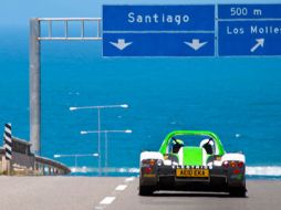 El SRZero en su recorrido por las carreteras de Sudamérica. ESPECIAL  /