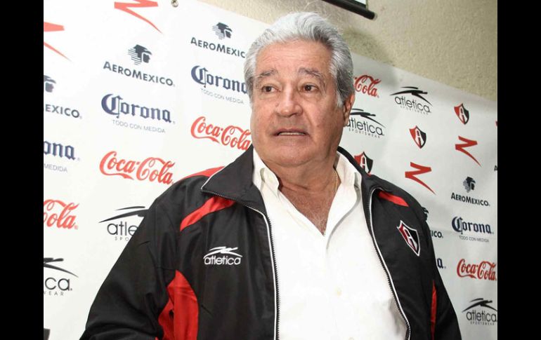 Lebrija, hoy en Atlas, sólo estuvo ocho meses en el Guadalajara. MEXSPORT  /