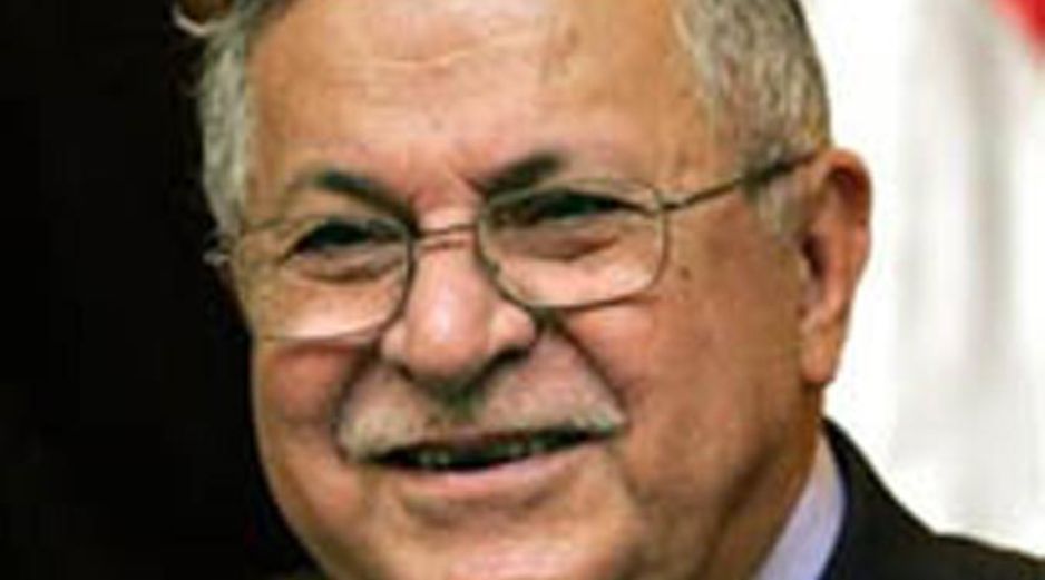 Jalal Talabani, mandatario de la República de Iraq. ESPECIAL  /
